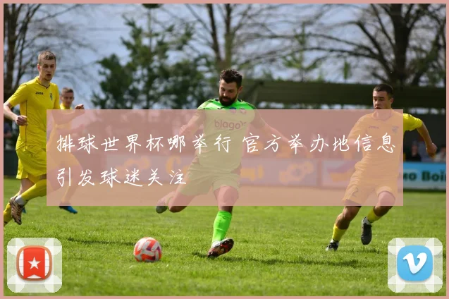 排球世界杯哪举行 官方举办地信息引发球迷关注